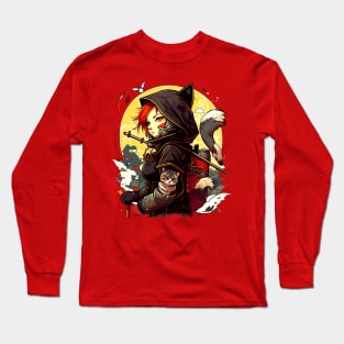 Cat Girl Ronin Long Sleeve T-Shirt